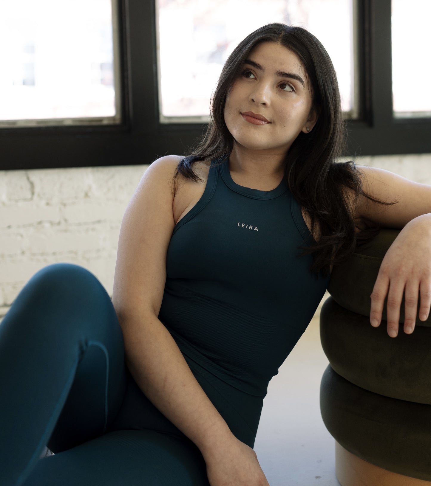 Active Contour High Neck Top