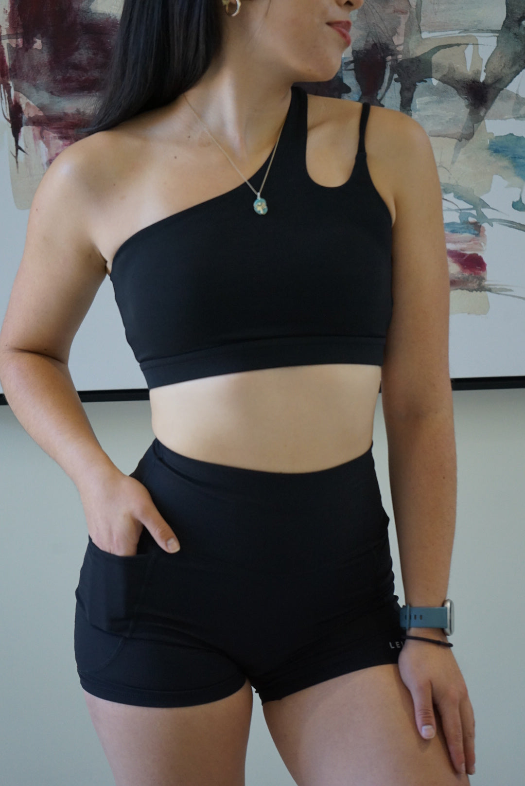 Active Soft One-Shoulder Bra